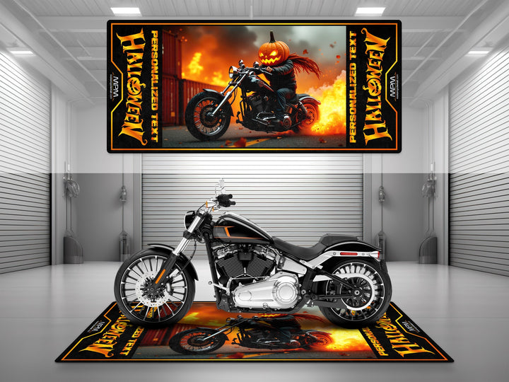 Halloween Special: Spooky Style Motorcycle Mat – Limited Edition!