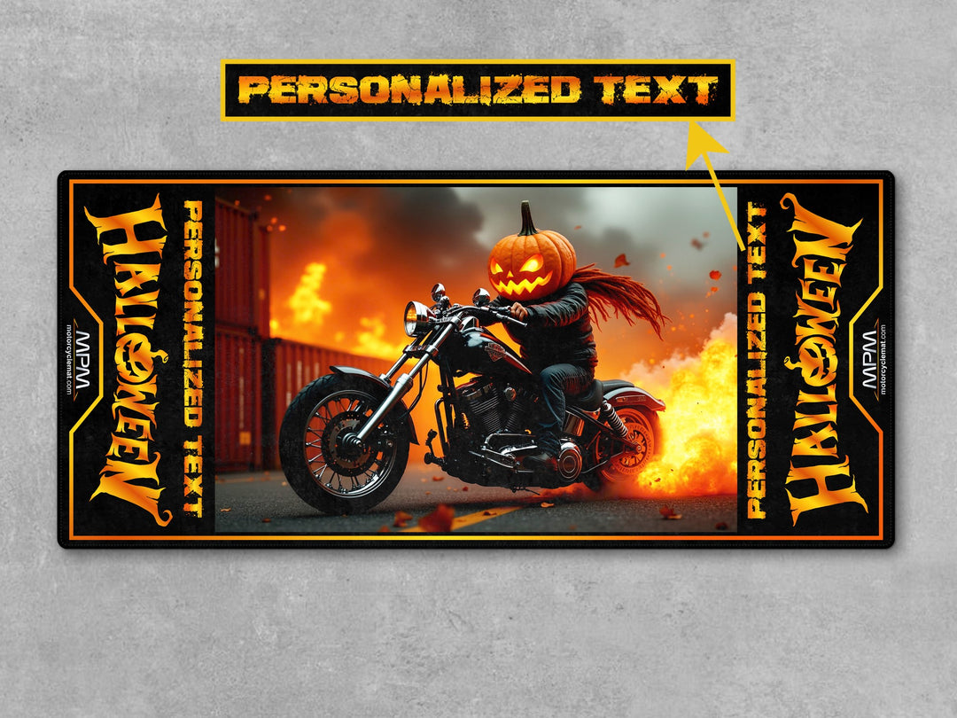 Halloween Special: Spooky Style Motorcycle Mat – Limited Edition!