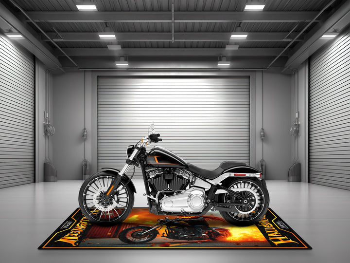 Halloween Special: Spooky Style Motorcycle Mat – Limited Edition!