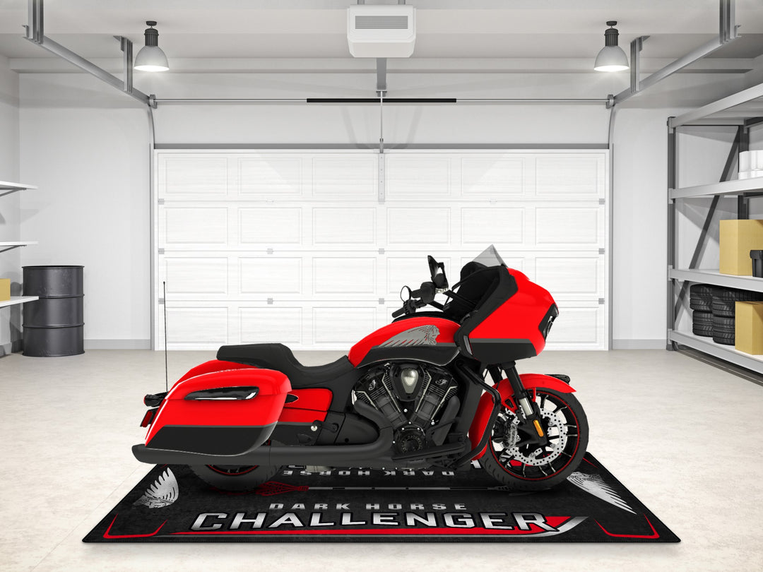 Designed Pit Mat for Indian Challenger Dark Horse Motorcycle - MM7332