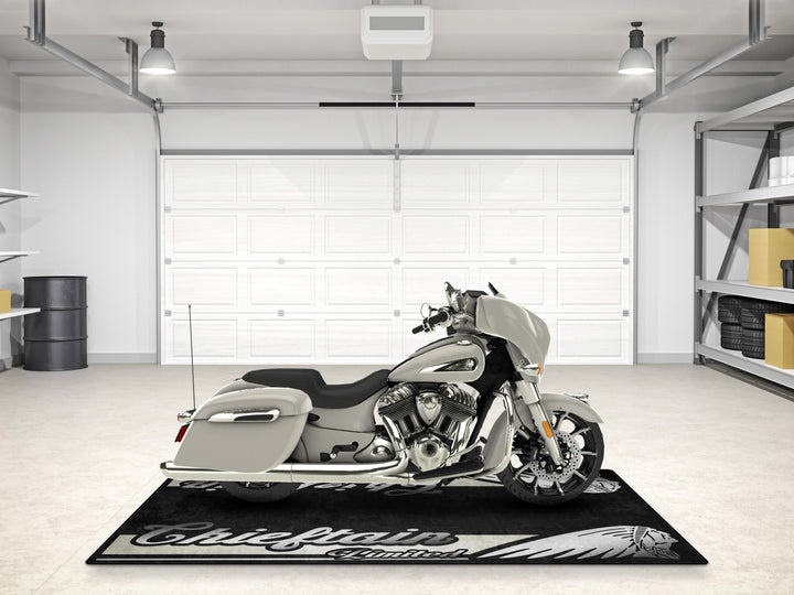 Designed Pit Mat for Indian Chieftain Limited Motorcycle - MM7329