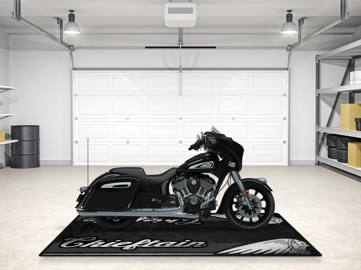 Designed Pit Mat for Indian Chieftain Motorcycle - MM7327