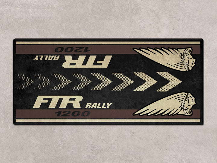 Designed Pit Mat for Indian FTR Rally 1200 Motorcycle - MM7318