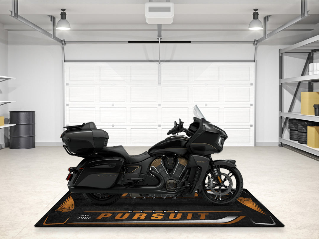 Designed Pit Mat for Indian Pursuit Elite Motorcycle - MM7340