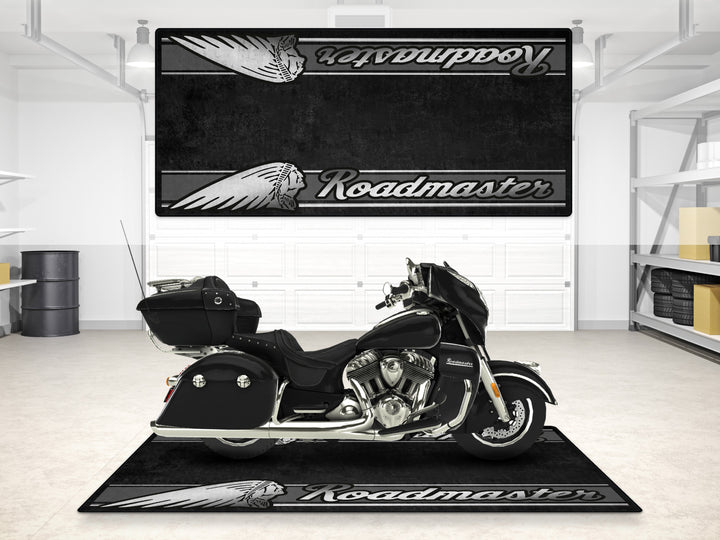 Designed Pit Mat for Indian Roadmaster Motorcycle - MM7335