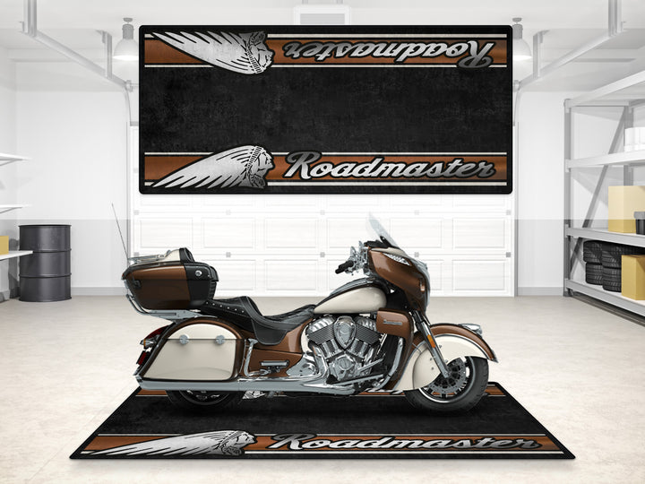 Designed Pit Mat for Indian Roadmaster Motorcycle - MM7335