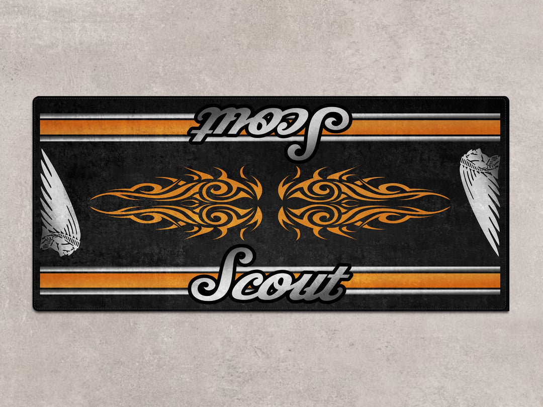 Designed Pit Mat for Indian Scout Motorcycle - MM7323