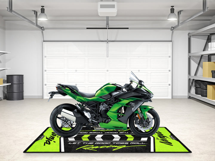 Designed Pit Mat for Kawasaki Ninja Motorcycle - MM7136