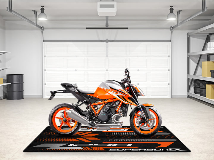 Designed Pit Mat for KTM 1290 Superduke R Motorcycle - MM7269