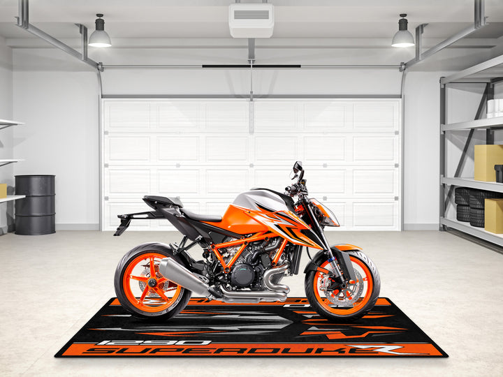 Designed Pit Mat for KTM 1290 Superduke R Motorcycle - MM7270