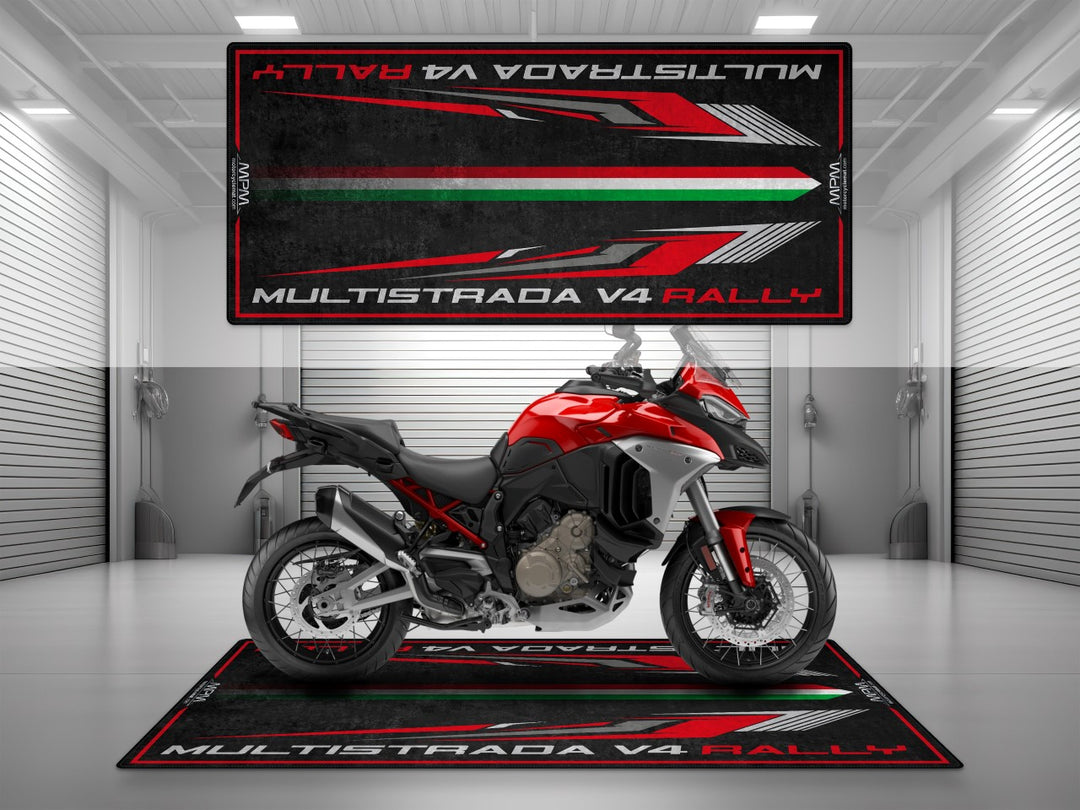 Motorcycle Mat for Ducati Multistrada V4 Rally Motorcycle - MM4111