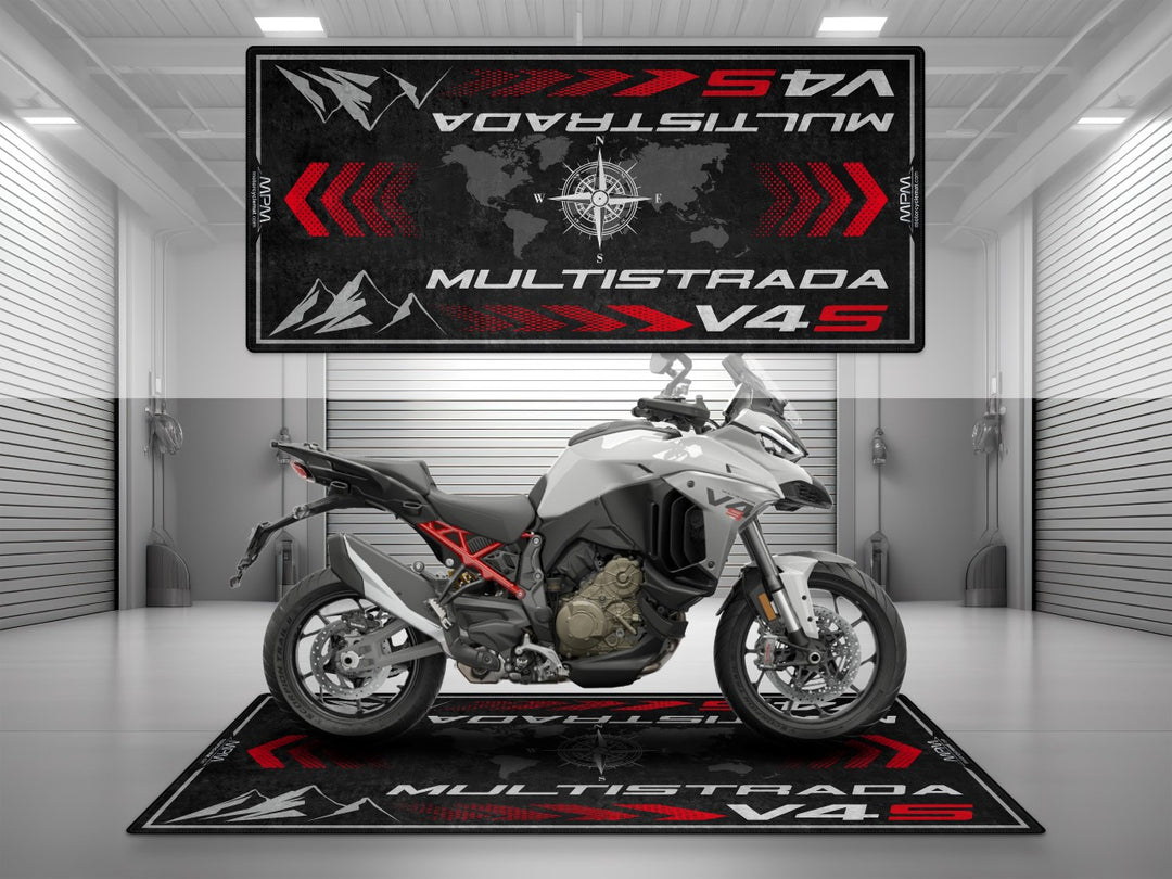 Motorcycle Mat for Ducati Multistrada V4 S Motorcycle - MM4110