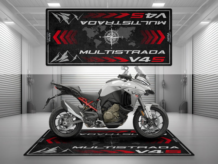 Motorcycle Mat for Ducati Multistrada V4 S Motorcycle - MM4110