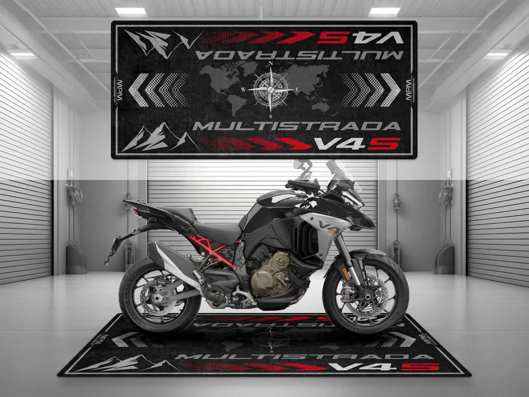 Motorcycle Mat for Ducati Multistrada V4 S Motorcycle - MM4110