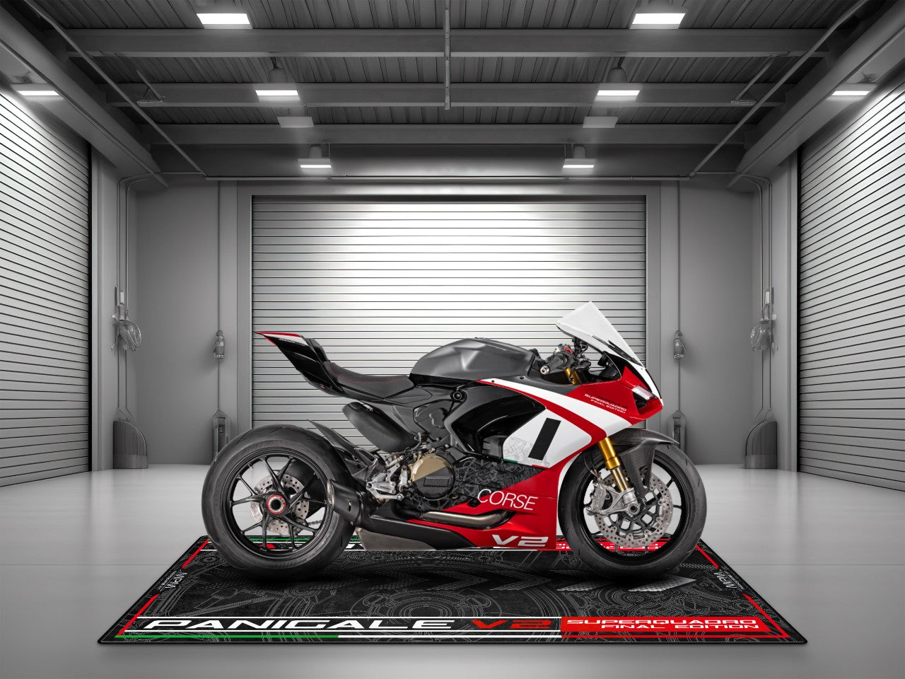 MPM Motorcycle Mat for Ducati Panigale V2 Superquadro Final Edition -