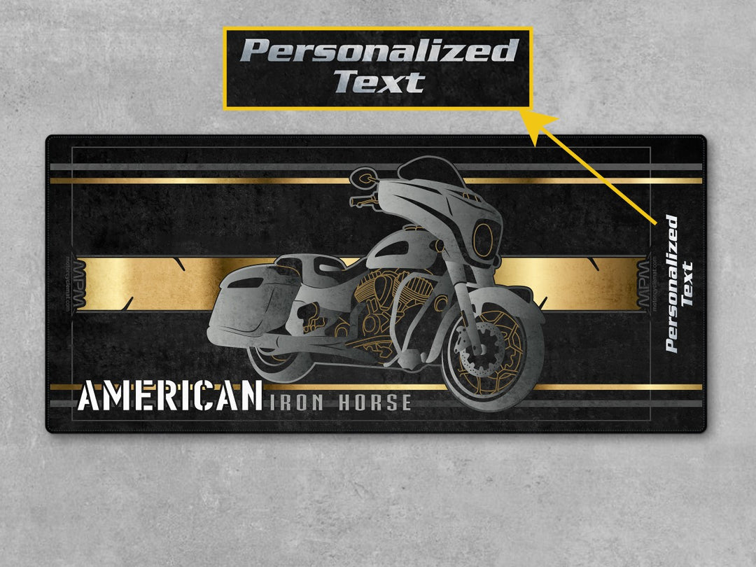 Motorcycle Mat for Indian Chieftain Motorcycle - U302