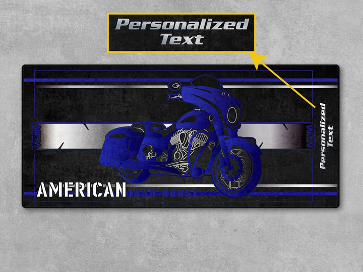 Motorcycle Mat for Indian Chieftain Motorcycle - U302