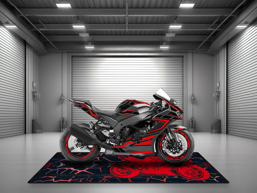 Motorcycle Mat for Kawasaki Motorcycle - U202