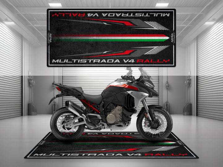 Motorcycle Mat for Ducati Multistrada V4 Rally Motorcycle - MM4111