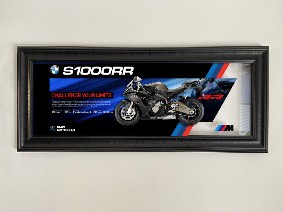 BMW S1000RR | 3D Depth Effect UV Printed Frame - OM356