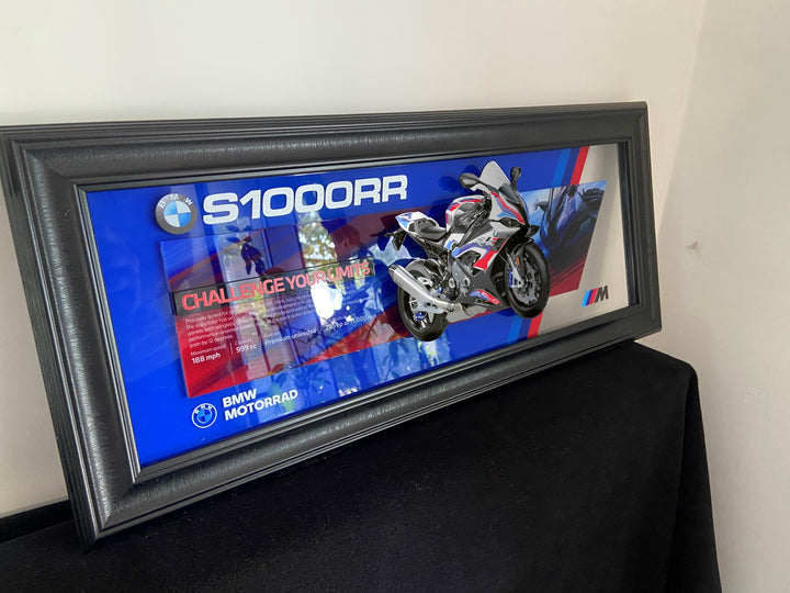 BMW S1000RR | 3D Depth Effect UV Printed Frame - OM356
