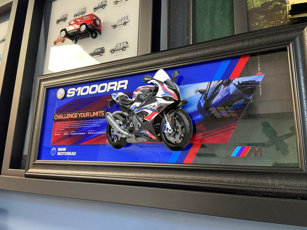 BMW S1000RR | 3D Depth Effect UV Printed Frame - OM356