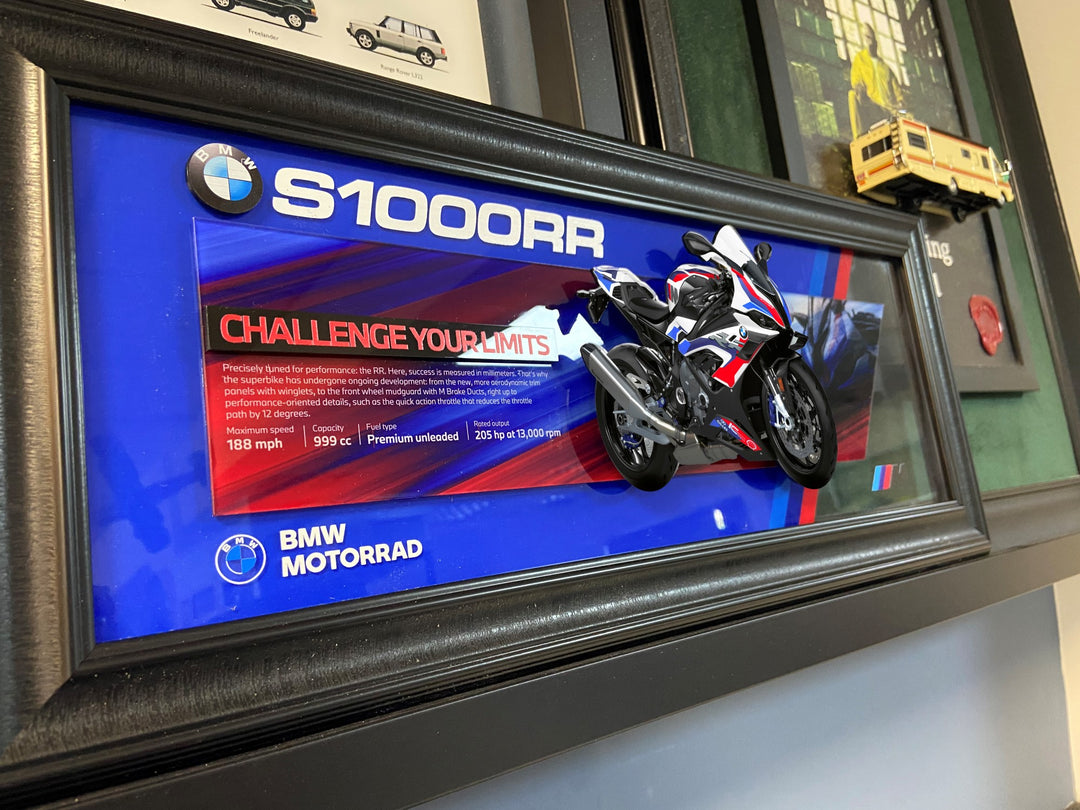 BMW S1000RR | 3D Depth Effect UV Printed Frame - OM356
