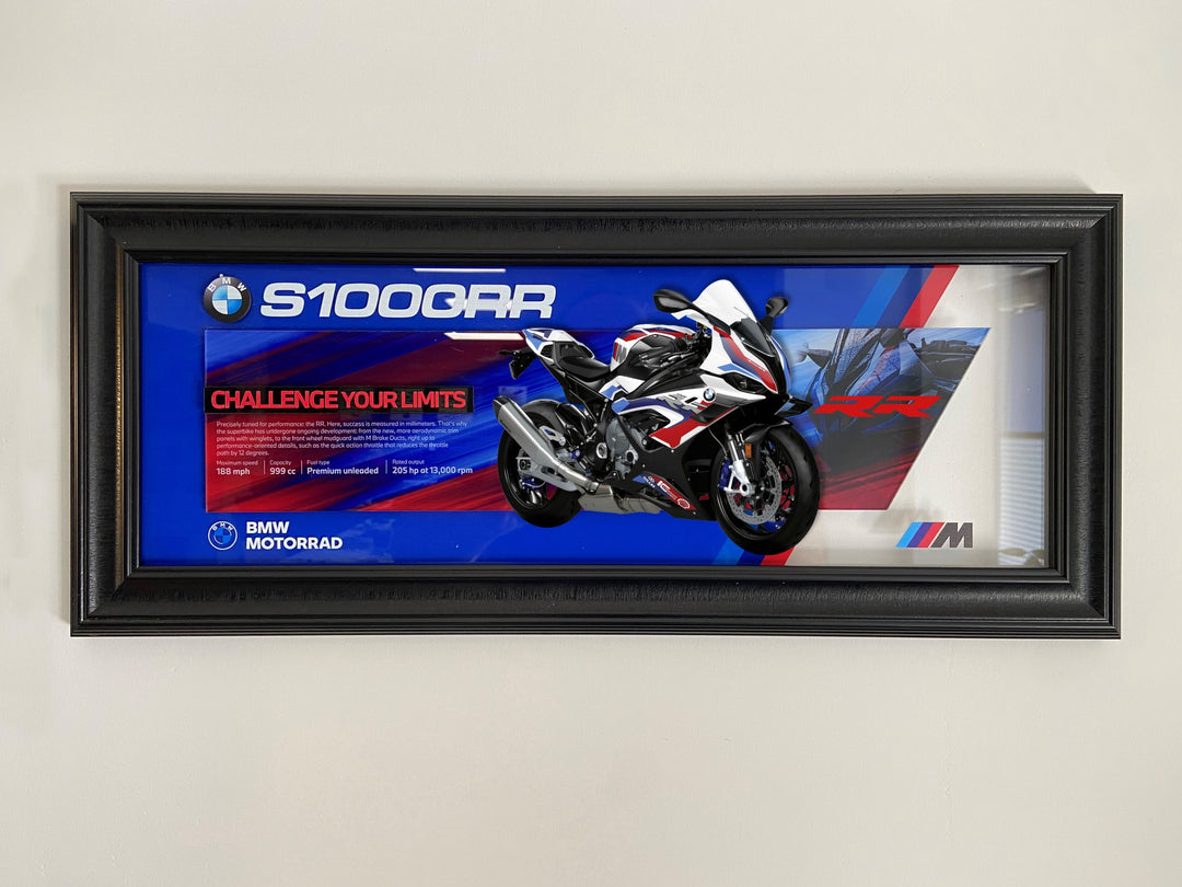 BMW S1000RR | 3D Depth Effect UV Printed Frame - OM356