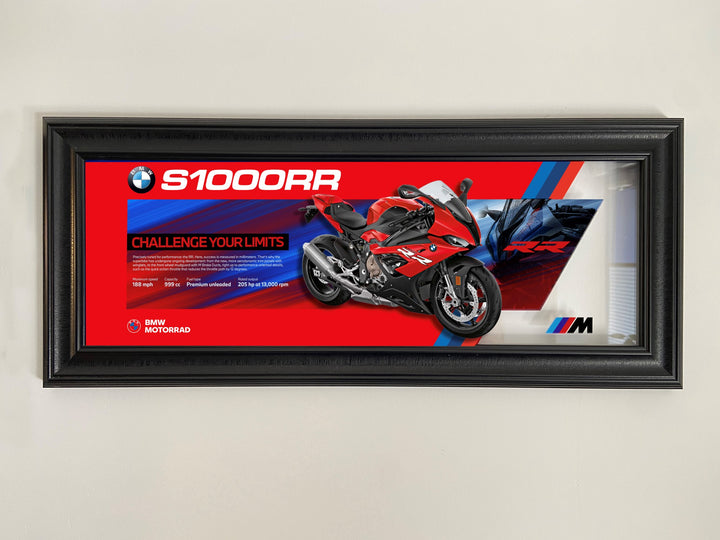 BMW S1000RR | 3D Depth Effect UV Printed Frame - OM356