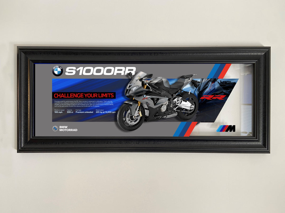 BMW S1000RR | 3D Depth Effect UV Printed Frame - OM356