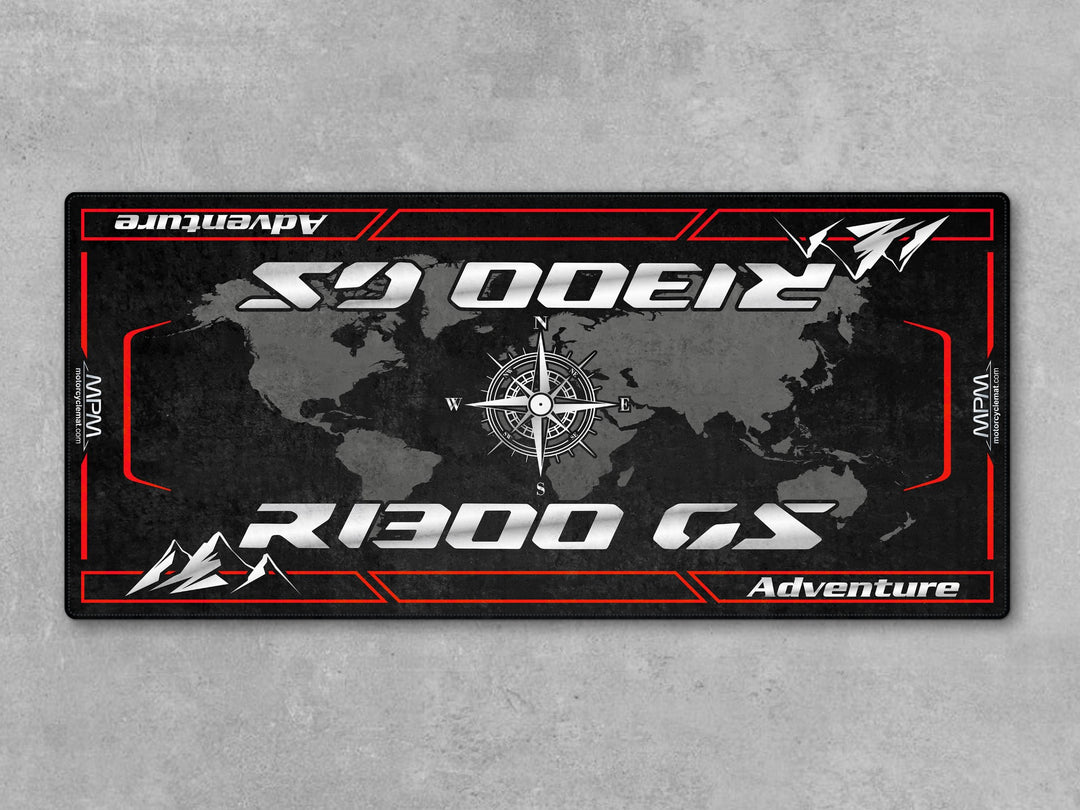 Premium pit mat for R1300GS Adventure – essential accessory for any rider’s superbike garage or bike zone.
