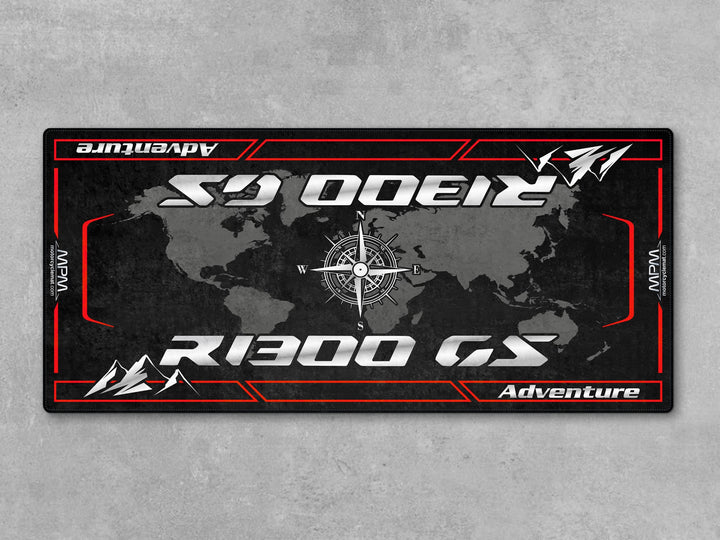 Premium pit mat for R1300GS Adventure – essential accessory for any rider’s superbike garage or bike zone.

