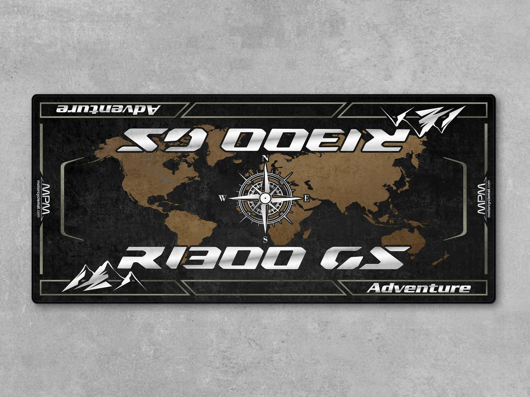 Durable pit mat for R1300GS Triple Black – essential motorcycle gear for rider essentials and superbike garage setup.

