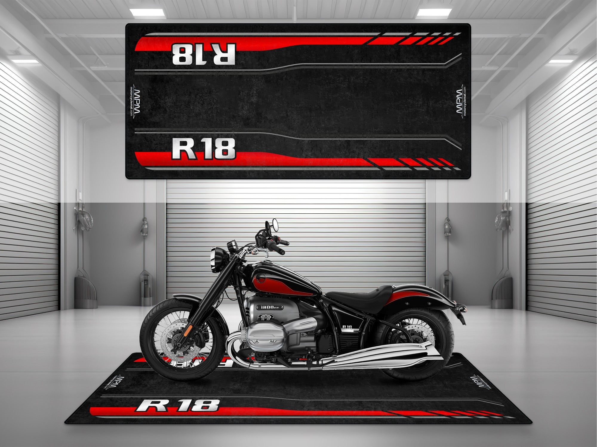 BMW モーターサイクルフロアマット BMW Motorcycle Mat - 10% OFF - Personalized Garage Floor Mat