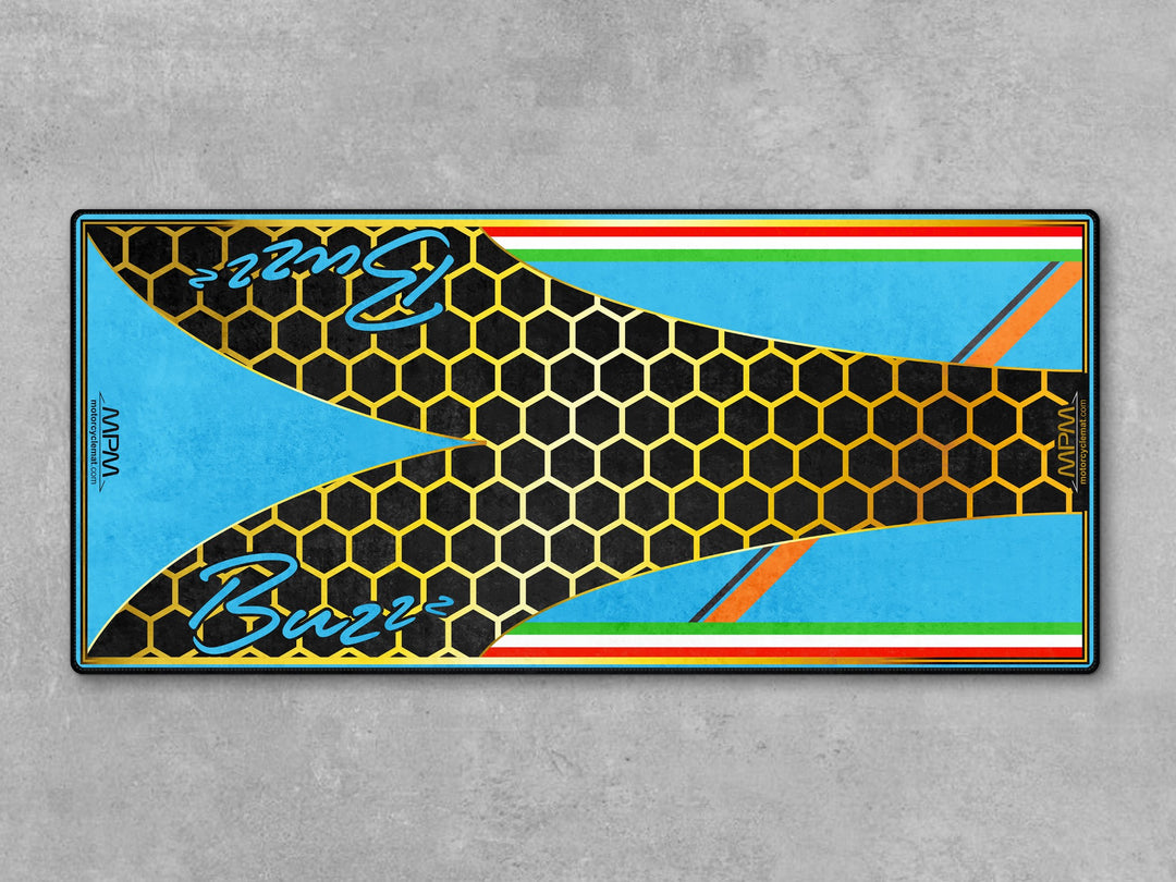 Personalized parking mat for Vespa Sprint. This floor cover doubles as a gift, accessory, and essential part of your rider gear setup.
