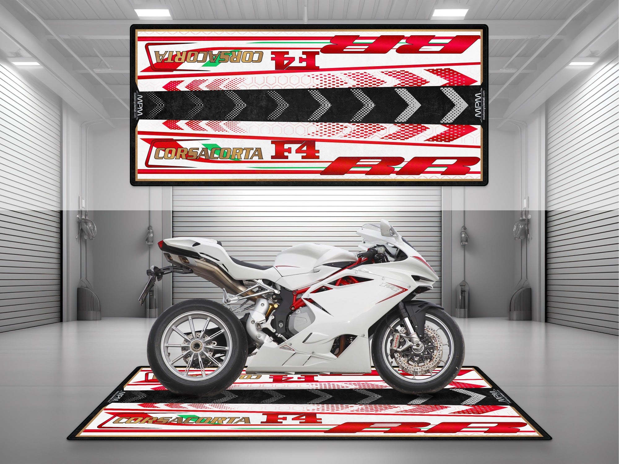 Shop Online Personalized Garage Mats for MV Agusta – MPM