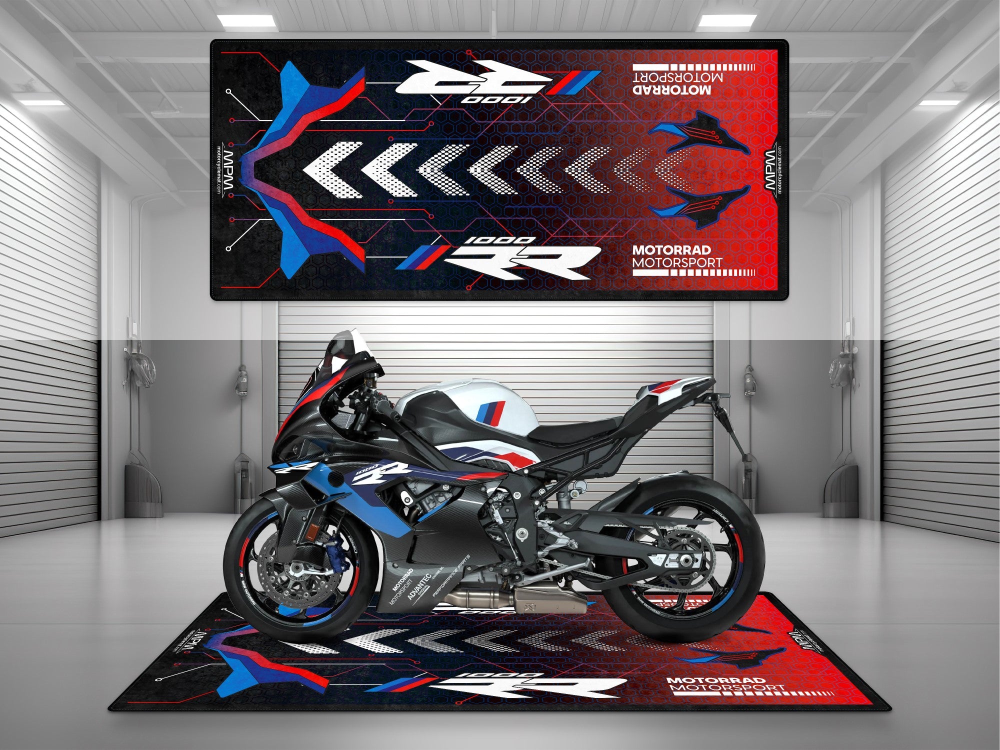 BMW Motorcycle Mat - 10% OFF - Personalized Garage Floor Mat