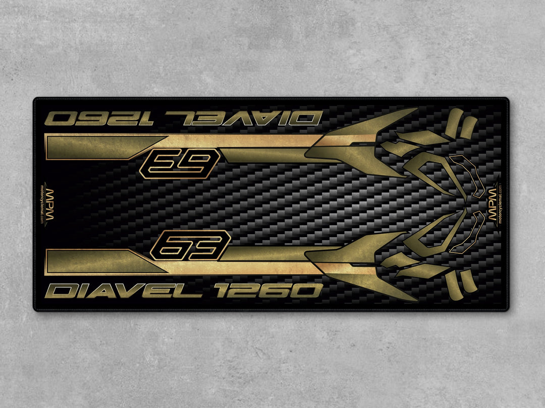 MPM Motorcycle Mat for Ducati Diavel 1260 Lamborghini Edition - MM4266
