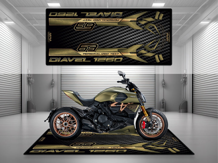 MPM Motorcycle Mat for Ducati Diavel 1260 Lamborghini Edition - MM4266