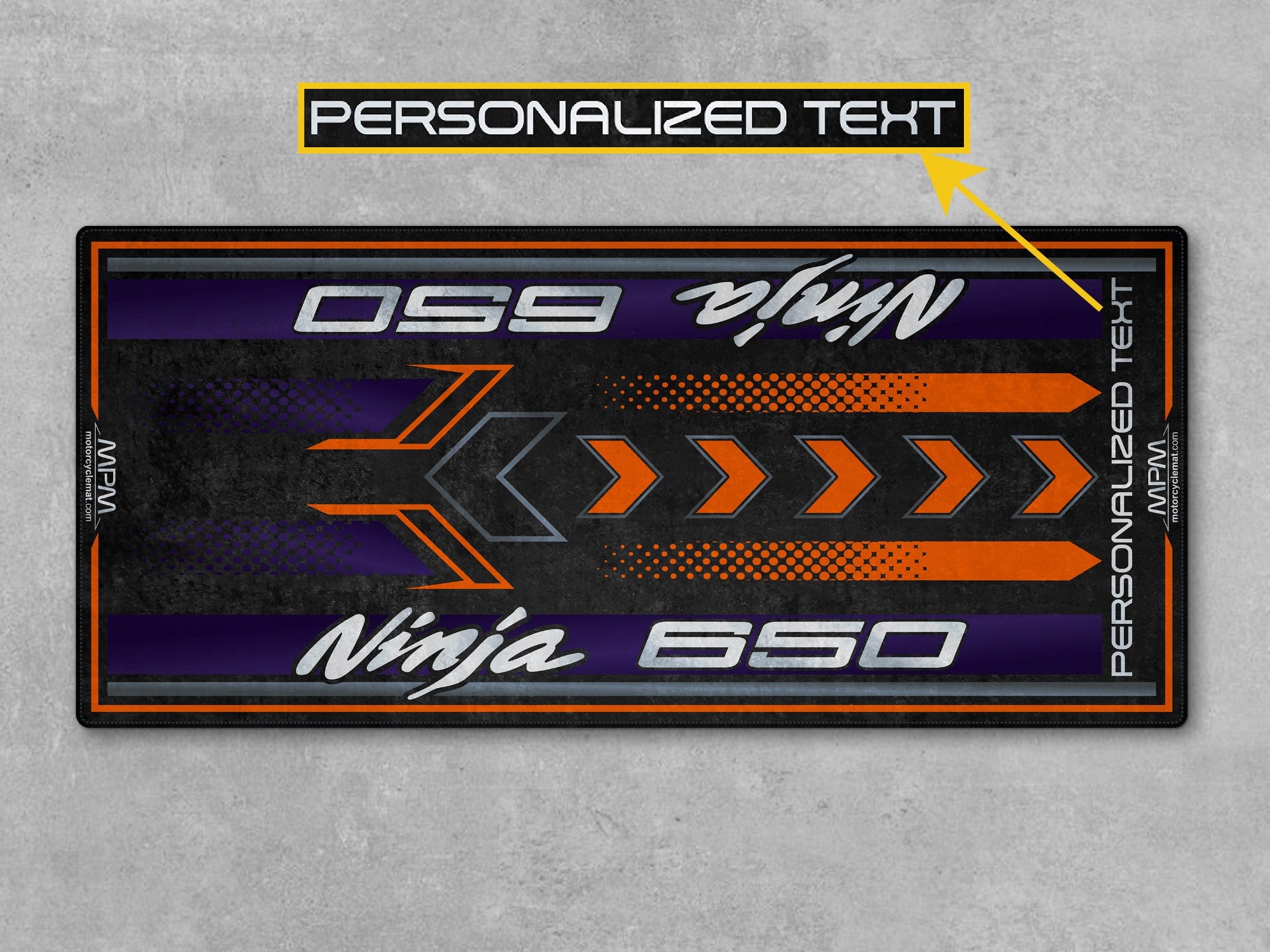 MPM Motorcycle Mat for Kawasaki Ninja 650 - MM7388