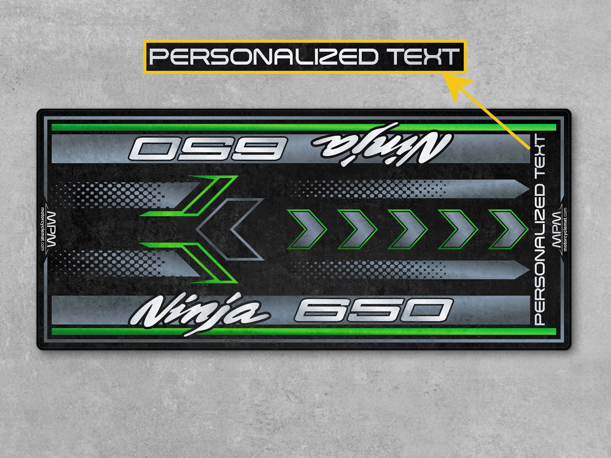 MPM Motorcycle Mat for Kawasaki Ninja 650 - MM7388