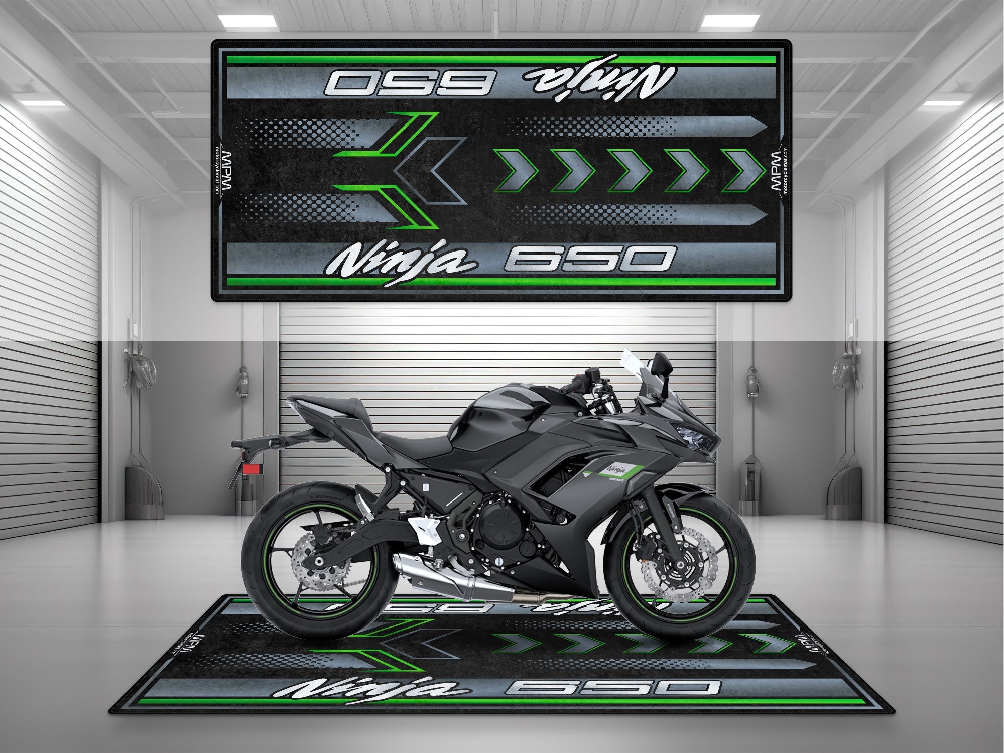 MPM Motorcycle Mat for Kawasaki Ninja 650 - MM7388