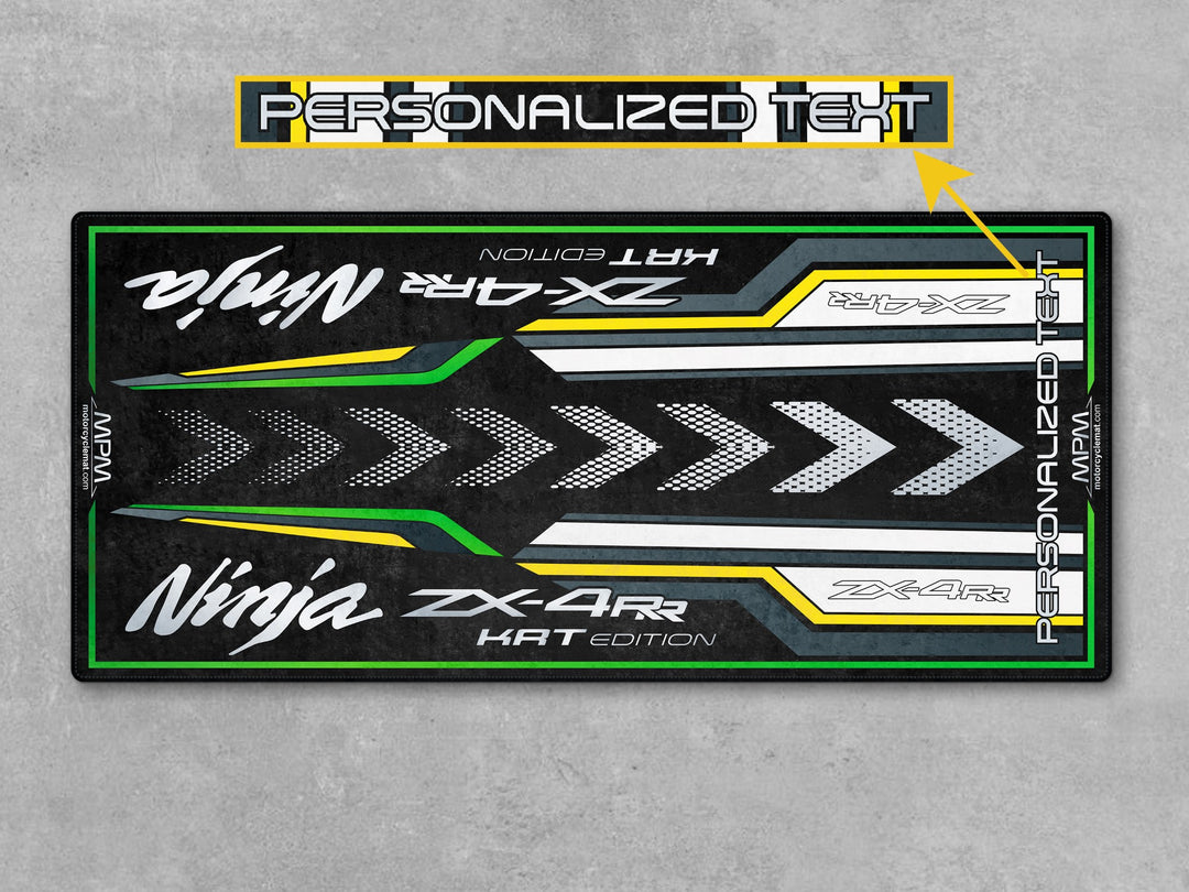 MPM Motorcycle Mat for Kawasaki Ninja ZX-4RR KRT Edition - MM7393