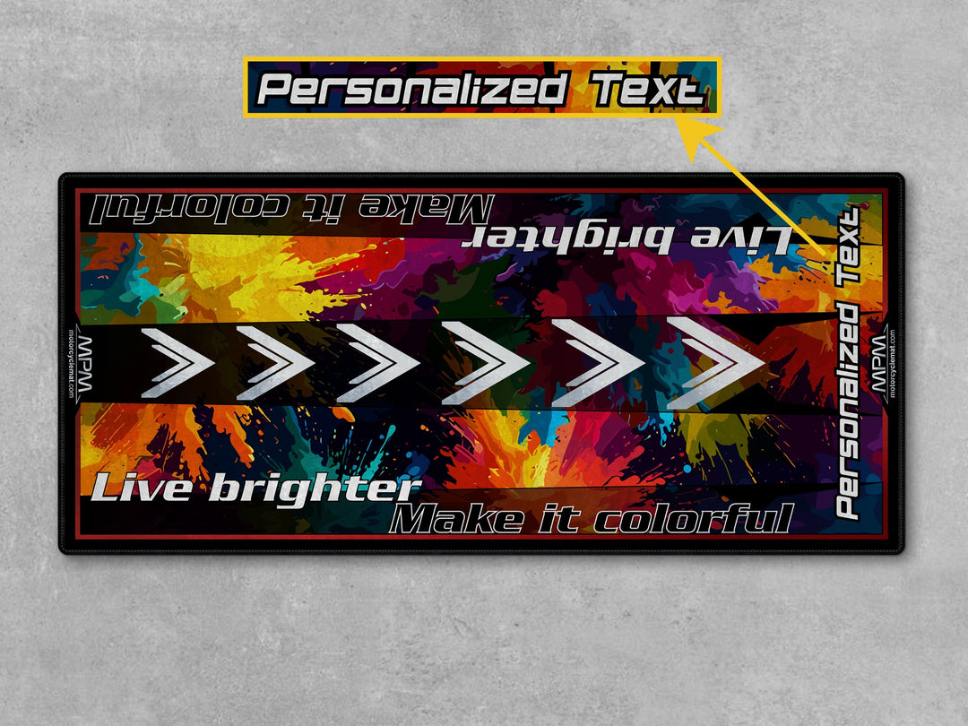 Vespa Scooter Garage mat for Primavera, GTS, Sprint – custom display carpet gift, ideal for racetrack or showroom setups.
