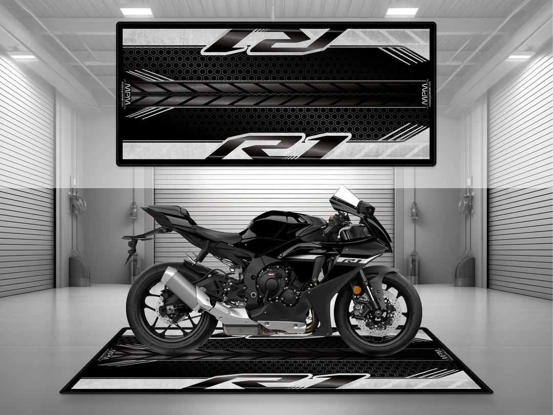 Yamaha R1 Motorcycle Garage mat