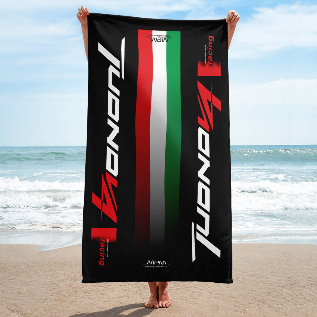 Designed Beach Towel Inspired by Aprilia Tuono V4  Motorcycle Model - MM9253