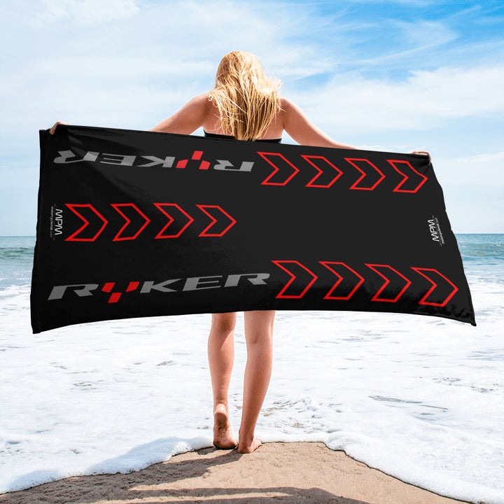 Designed Beach Towel Inspired by Can-Am Ryker Motorcycle Model - MM9221