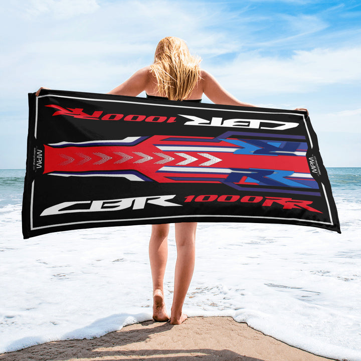 Designed Beach Towel Inspired by Honda CBR1000RR  Motorcycle Model - MM9442