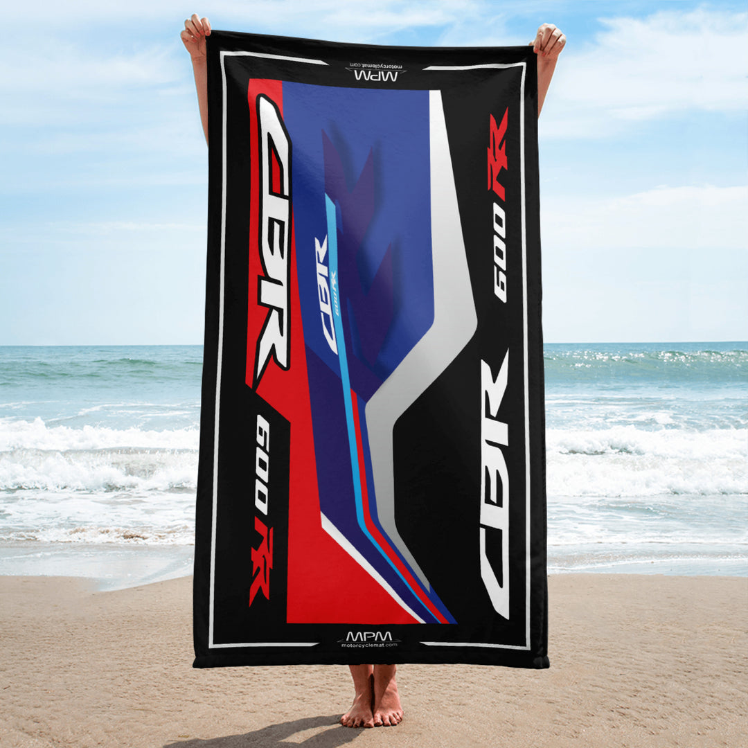 Designed Beach Towel Inspired by Honda CBR600RR  Motorcycle Model - MM9443