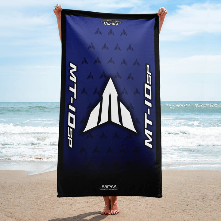 Designed Beach Towel Inspired by Yamaha MT-10SP Motorcycle Model - MM9116